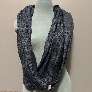 Elegant Vinyasa Lululemon Scarf Wrap Black Infinity Scarf